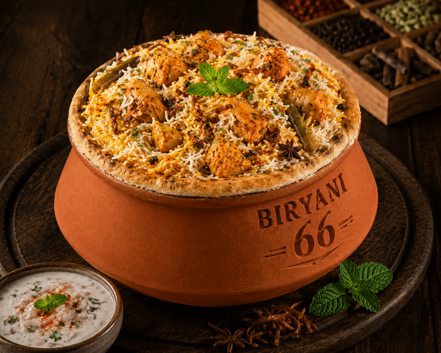 Hyderabadi Chicken Boneless Biryani