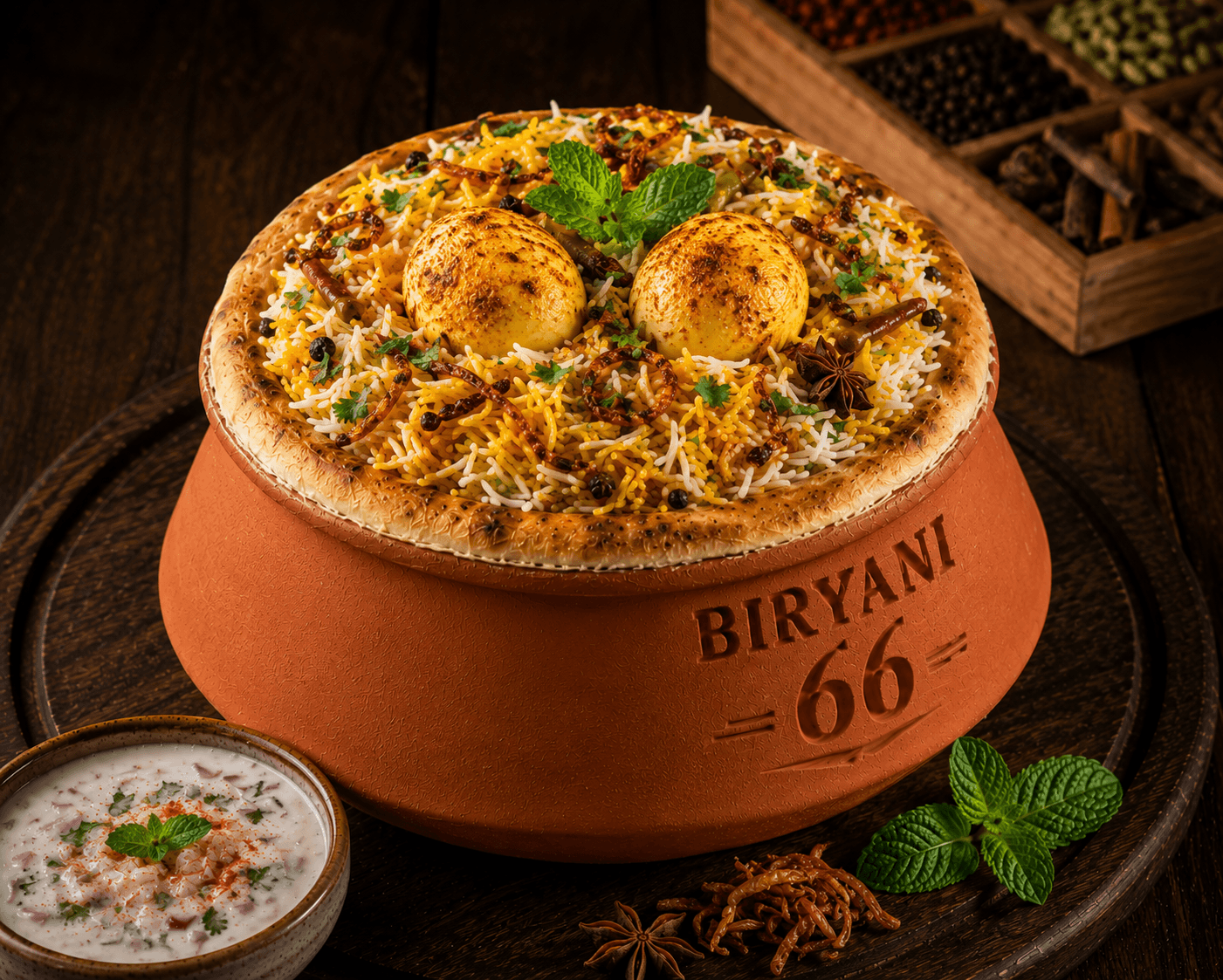 Hyderabadi Egg Biryani