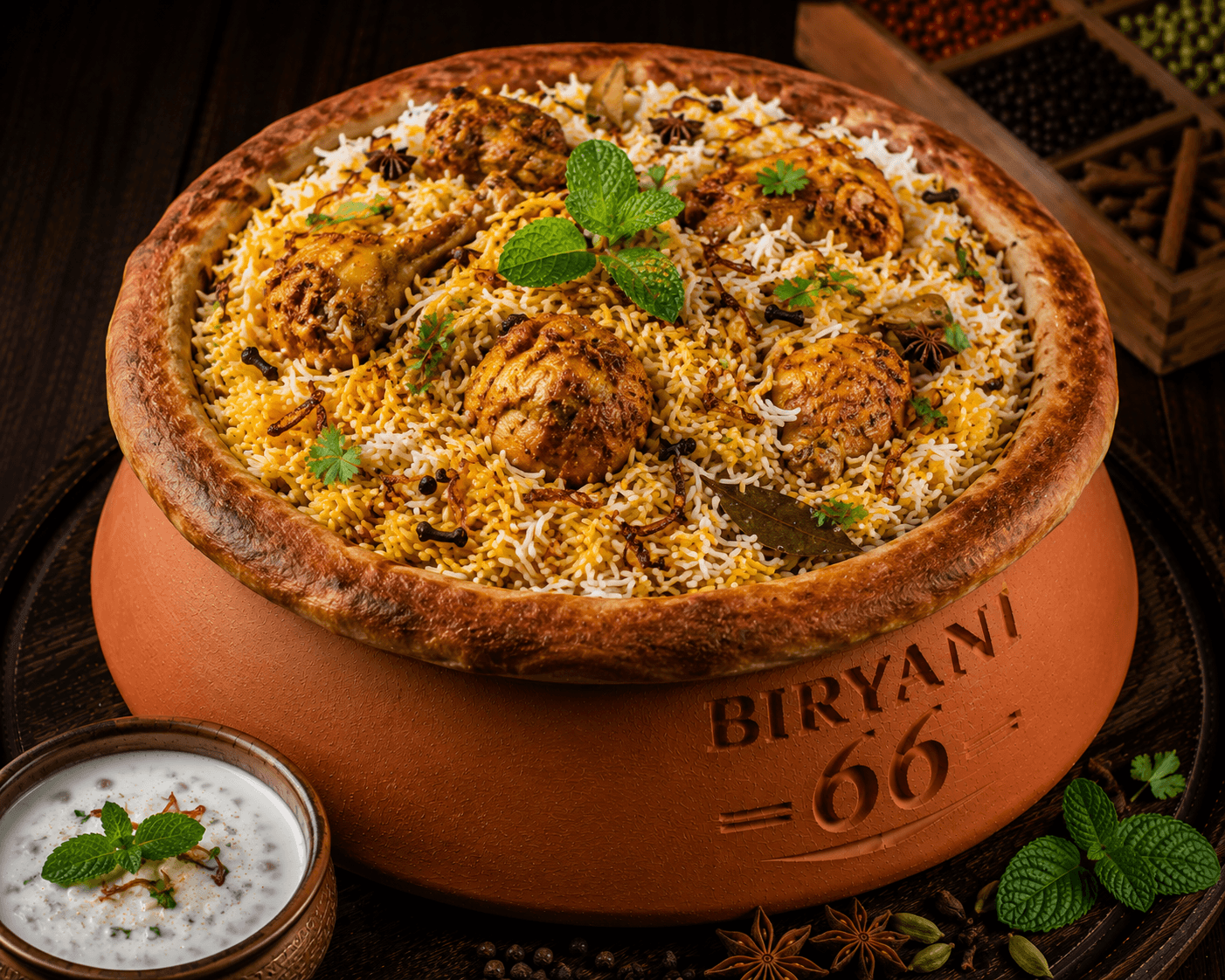Lucknowi Chicken Biryani