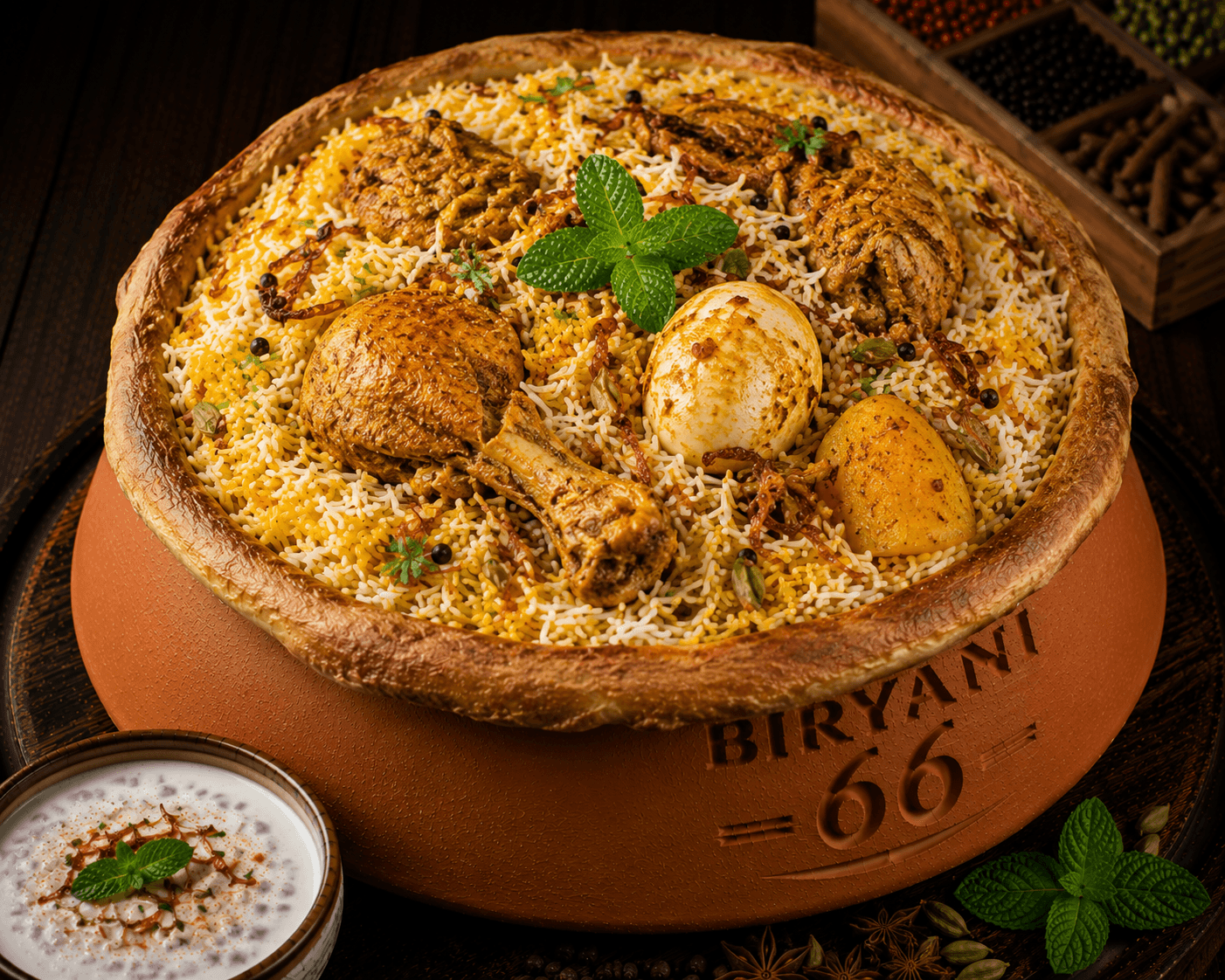 Kolkata Chicken Biryani