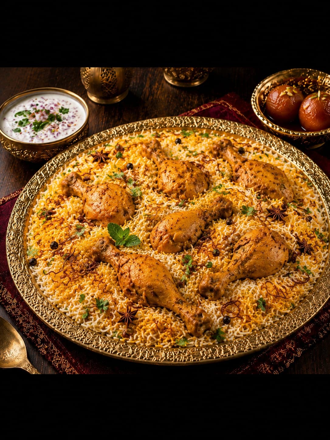 Shahi Chicken Leg Piece Biryani