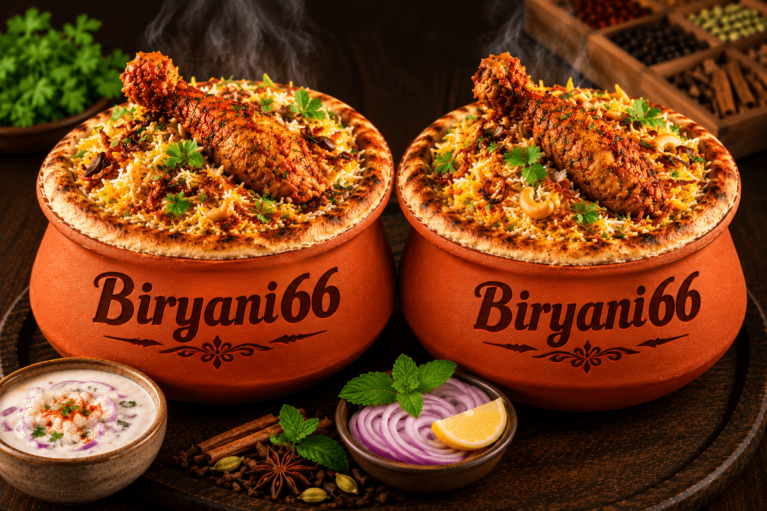 BOGO: Hyderabadi Chicken + Lucknowi Chicken Biryani